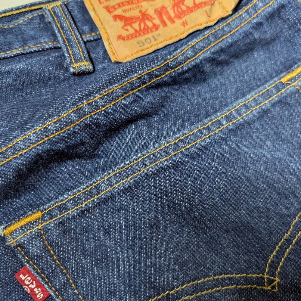 Levi's 501s (44x29) Men's Dark Wash Jeans